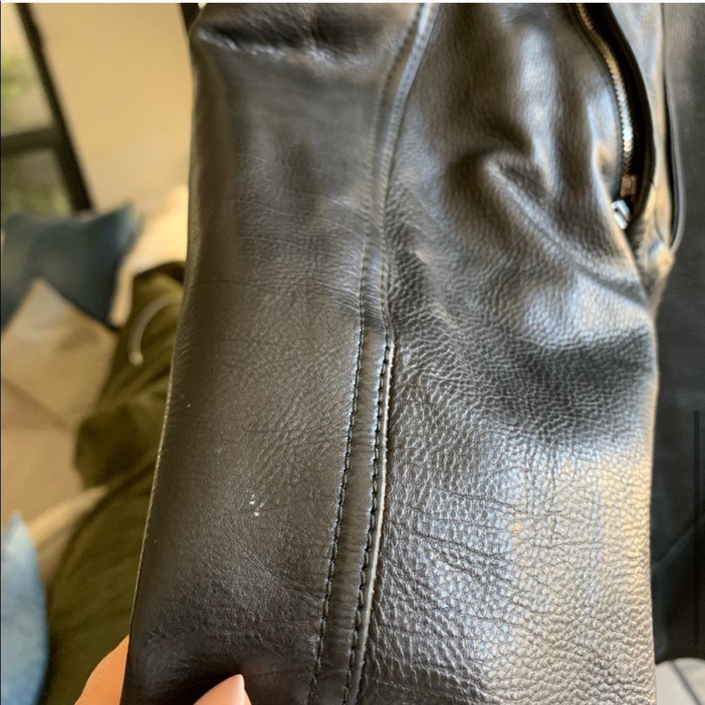 ❤️SOLD❤️Alexander McQueen black leather men jacket - Picture 6 of 8